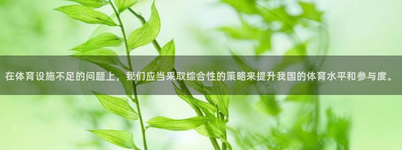 意昂体育4招商电话是多少：在体育设施不足的问题上，我们应当采