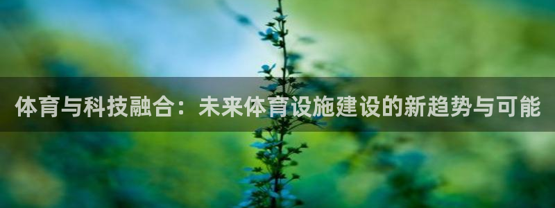 意昂体育4开户：体育与科技融合：未来体育设施建设的新